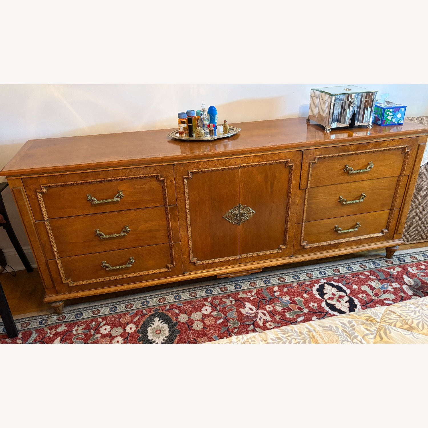 Vintage/Antique Finds Light Brown Wood Dresser - image-1