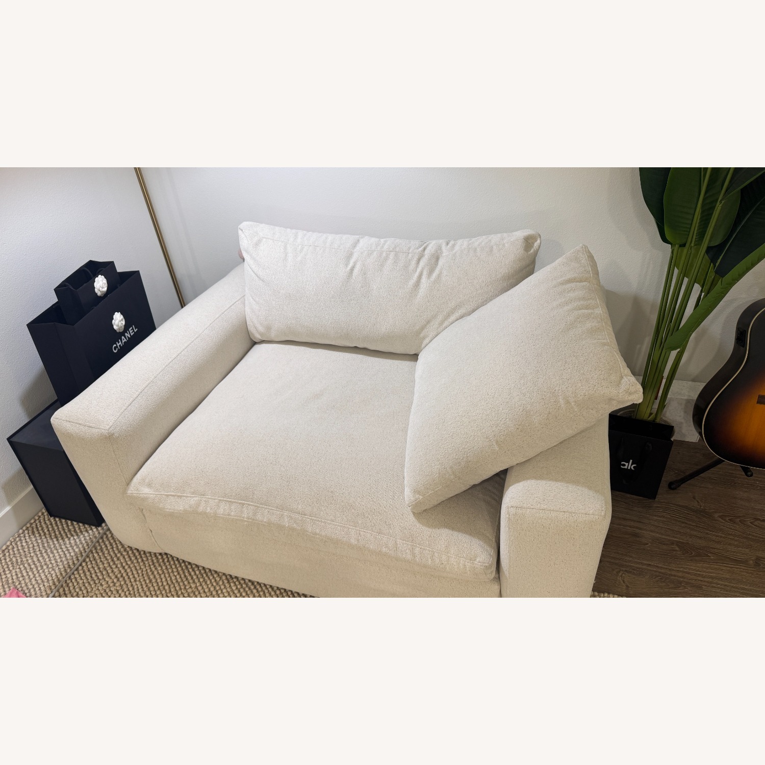Living Spaces Paloma 58” Oversized Accent Chair - image-2