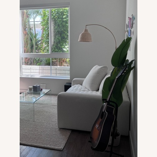 Used Living Spaces Paloma 58” Oversized Accent Chair for sale on AptDeco