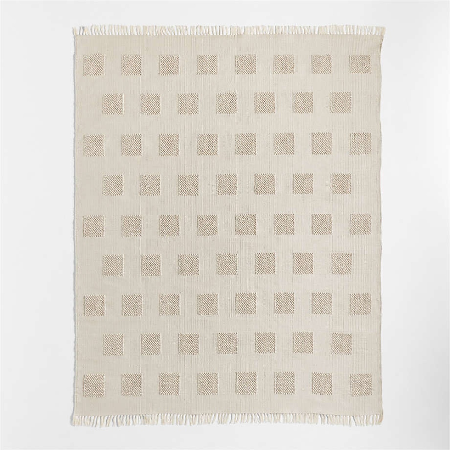 Crate & Barrel Tan Hi-lo Kids Area Rug 5'x8' - image-4