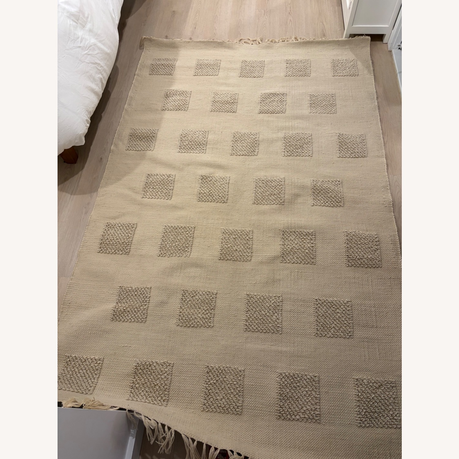 Crate & Barrel Tan Hi-lo Kids Area Rug 5'x8' - image-3