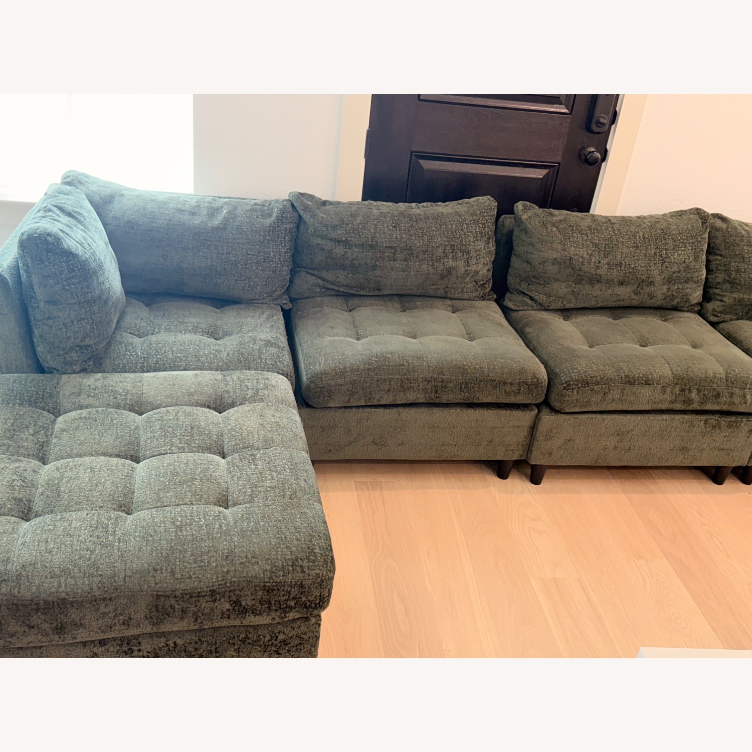 Modular Sectional Couch With Storage Ottoman - image-2