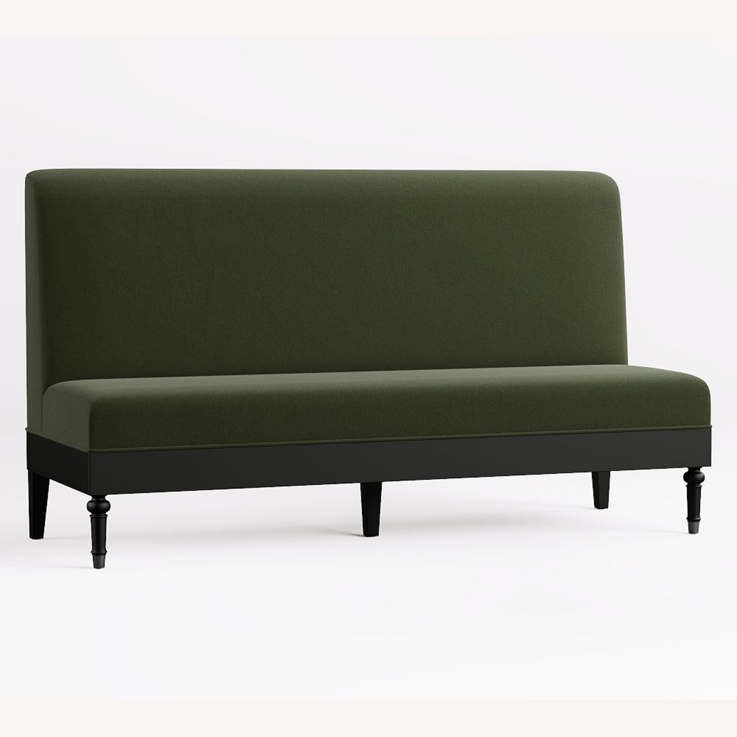 Pottery Barn Hayworth Velvet Dining Banquette - image-5
