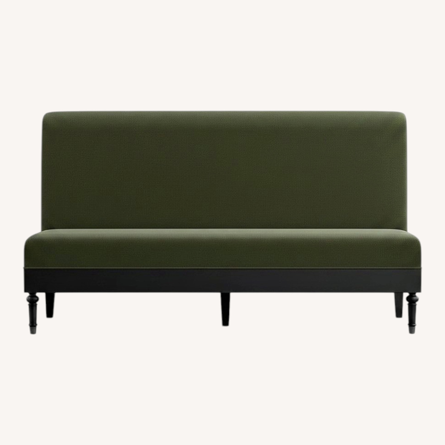Pottery Barn Hayworth Velvet Dining Banquette - image-0