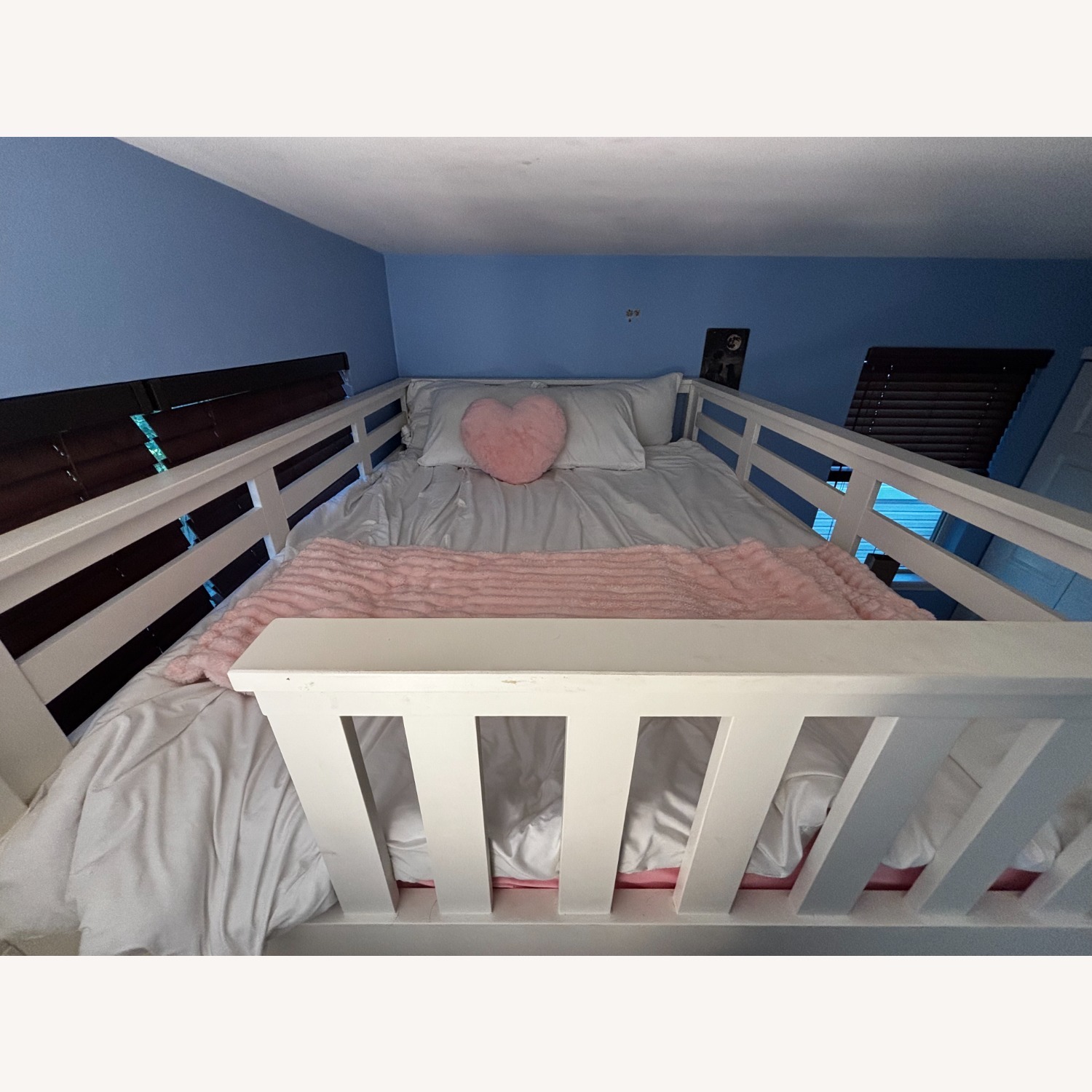 Catalina Stair Loft Bed, Full, Simply White - image-3