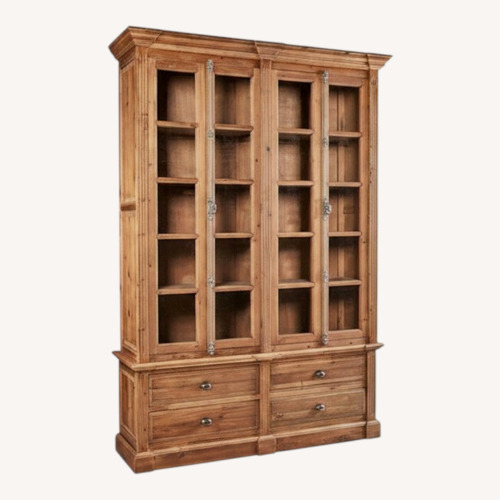 Used Solid Oak French Country Bookcase  for sale on AptDeco