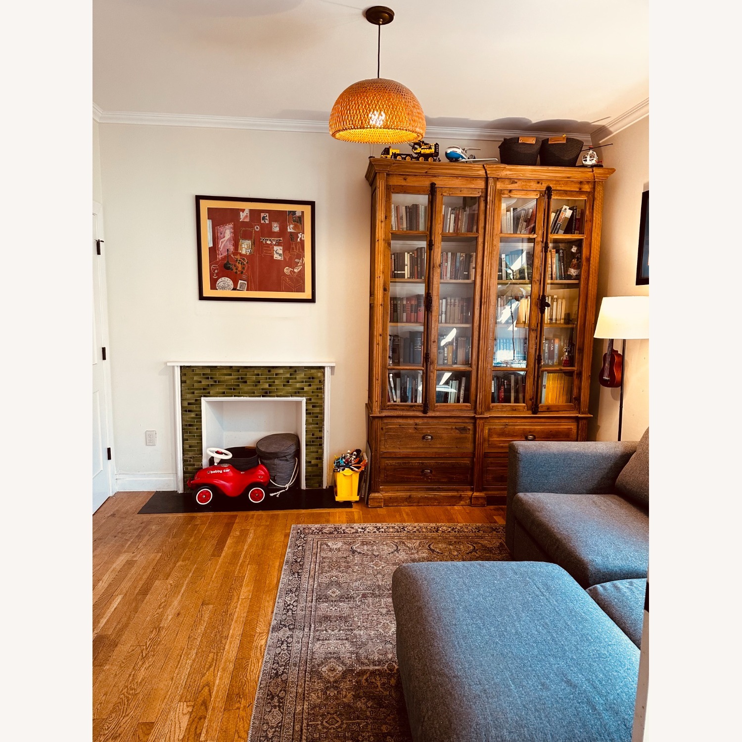 Solid Oak French Country Bookcase  - image-2