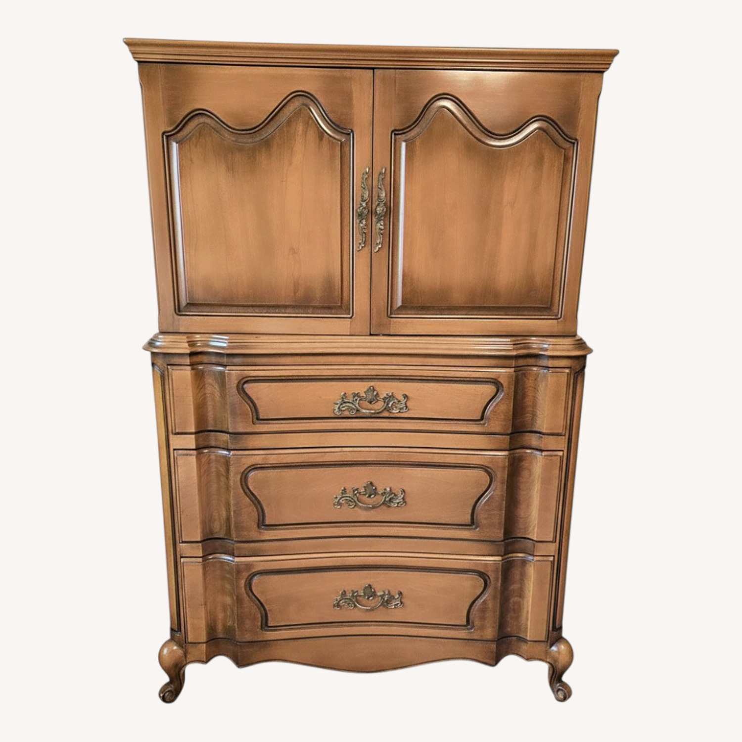 Vintage/Antique Finds Dark Brown Wood Dresser - image-0
