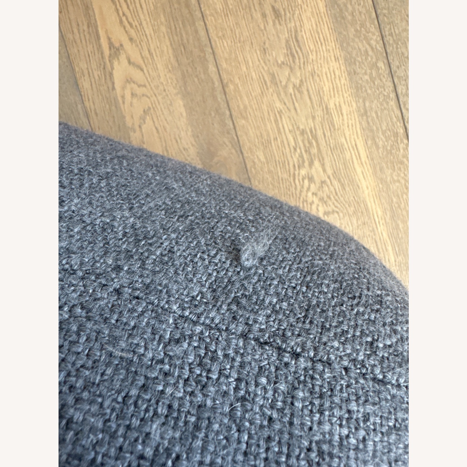 Design Within Reach Kelston Dark Gray Fabric Ottoman - image-4