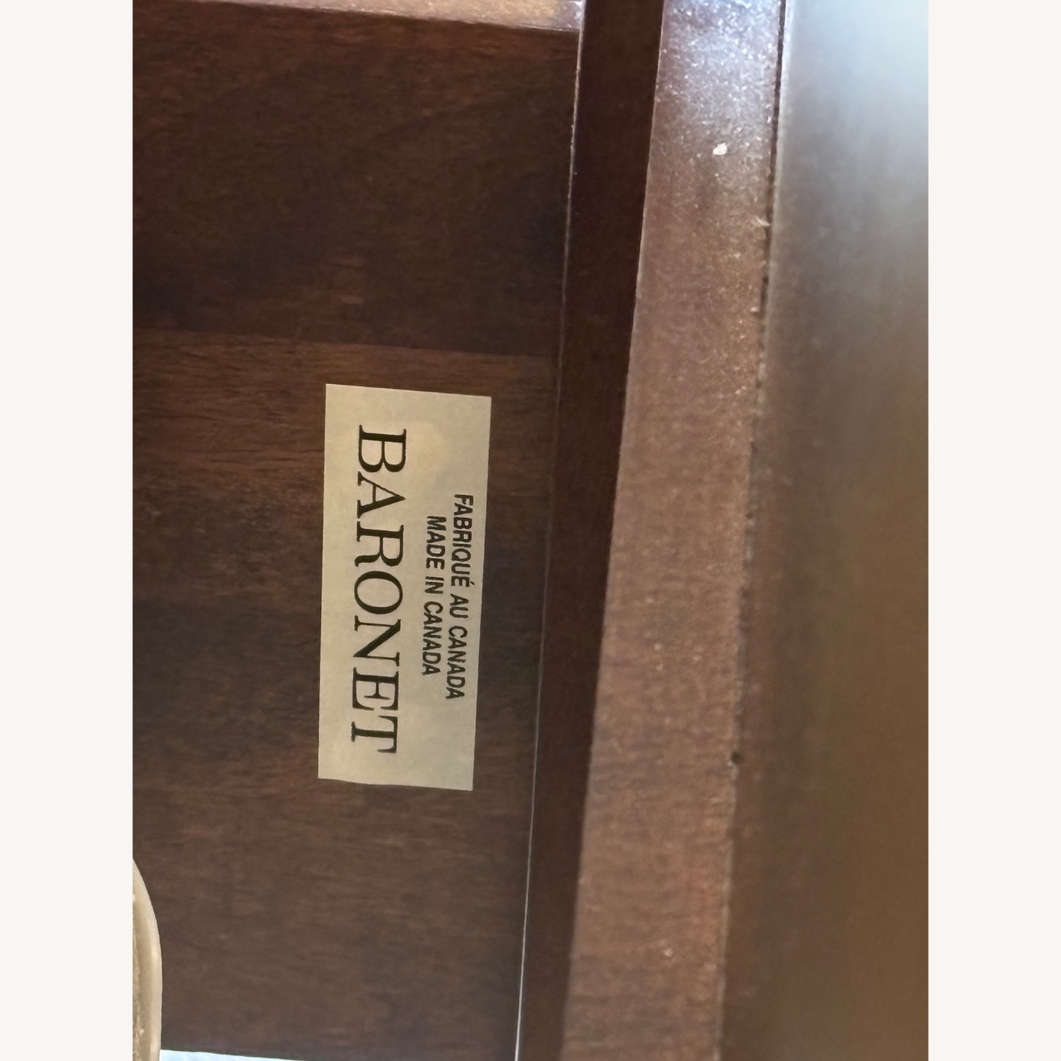 Baronet Dark Brown Wood King Bed - image-3