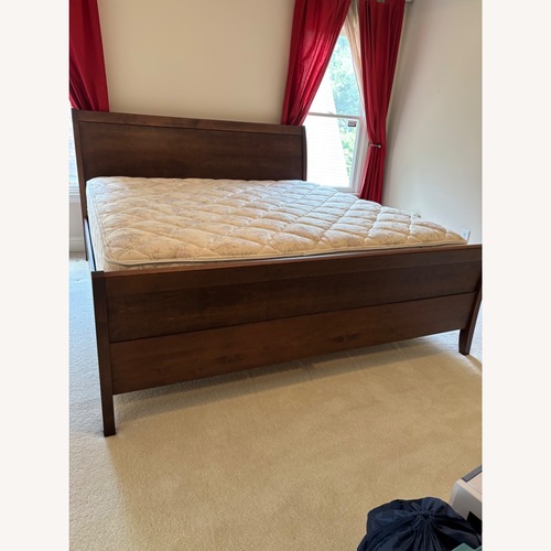 Used Baronet Dark Brown Wood King Bed for sale on AptDeco