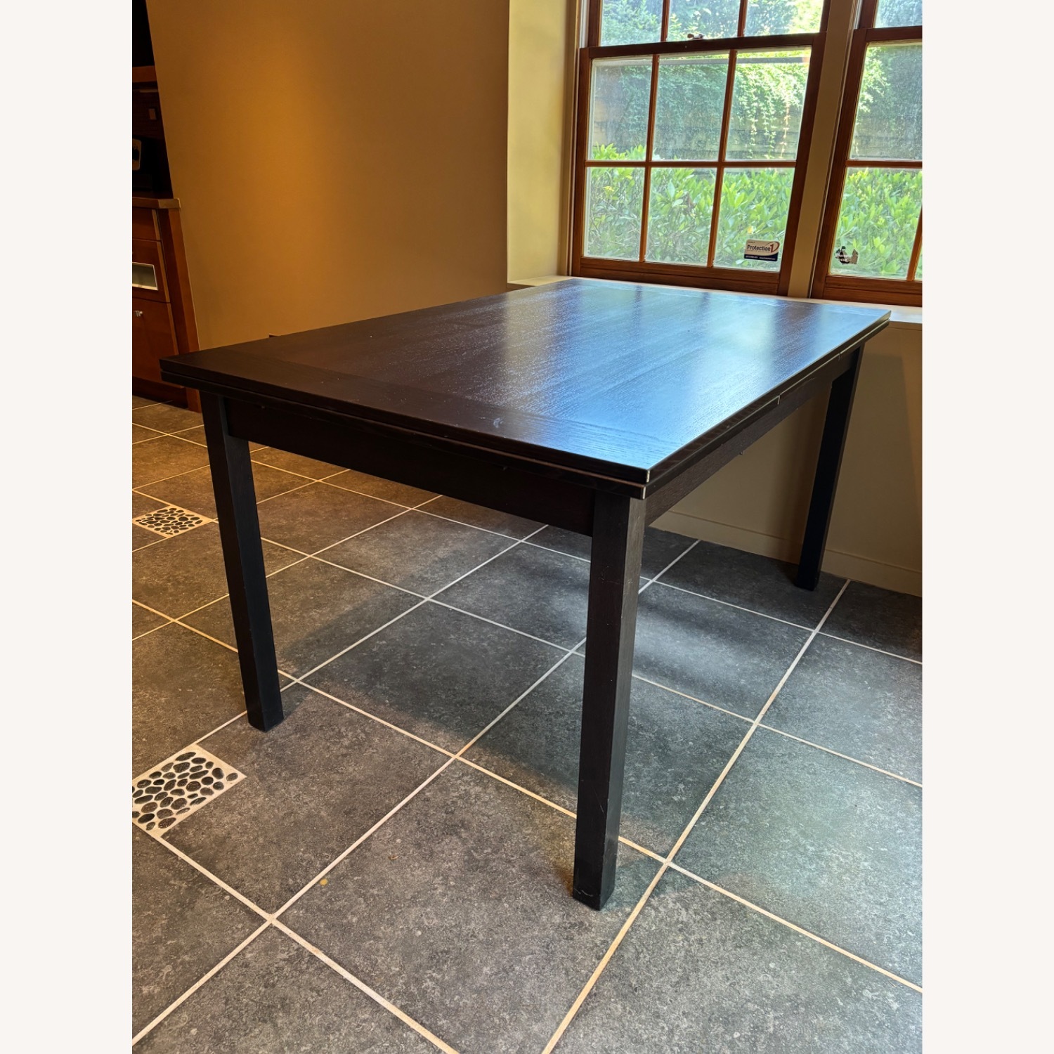 Black Wood Dining Table - image-2