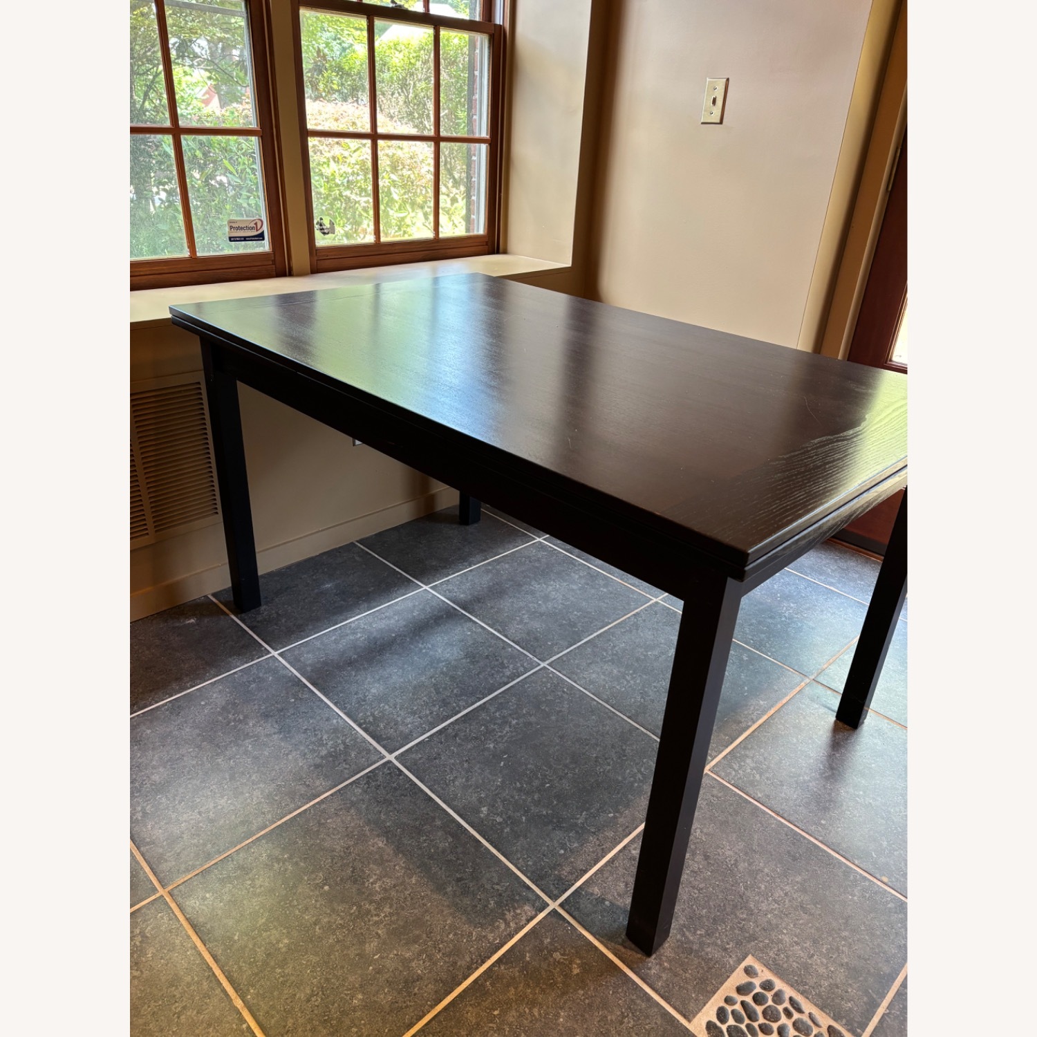 Black Wood Dining Table - image-3