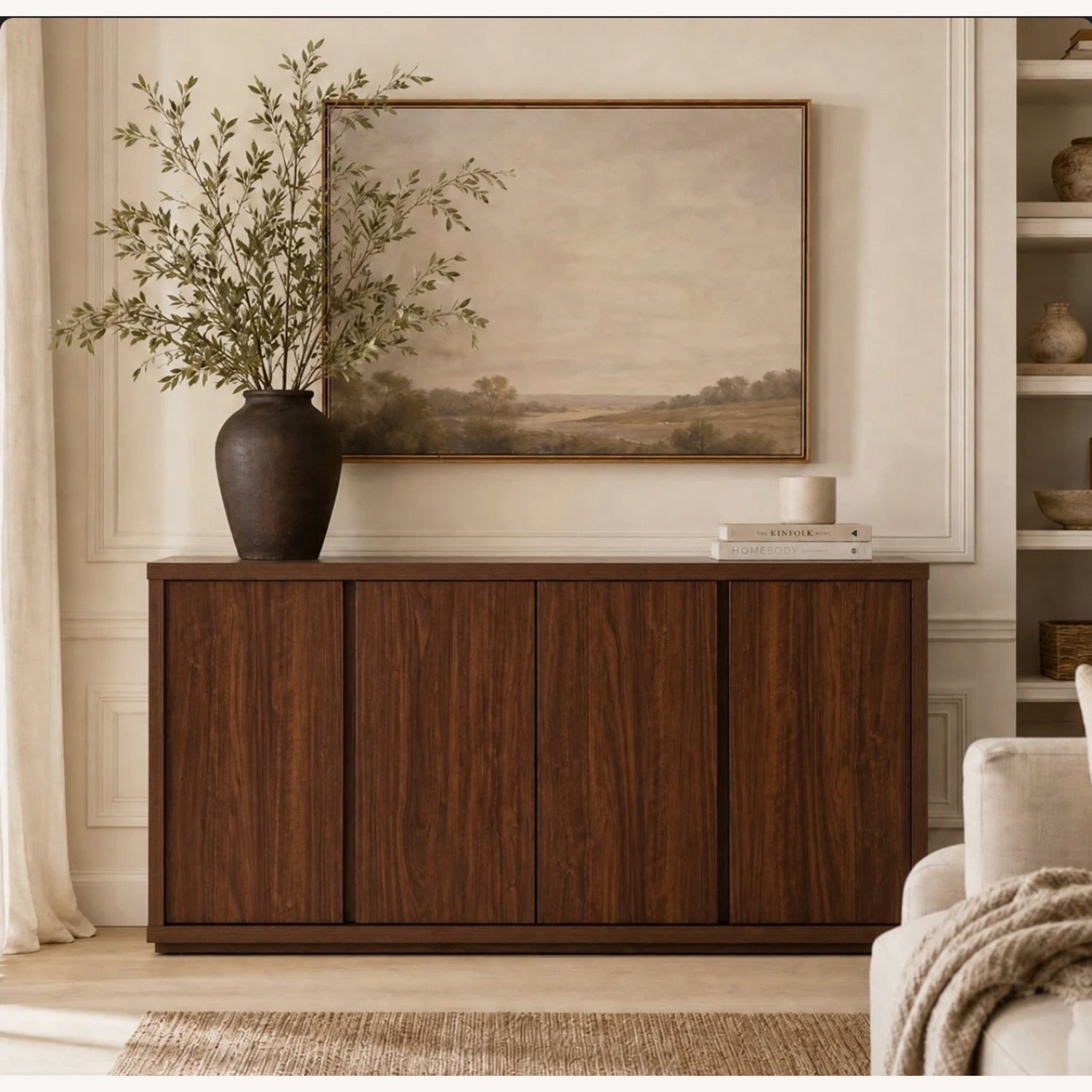 Wayfair Ebern Designs Dark Brown Wood 70'' Sideboard - image-1