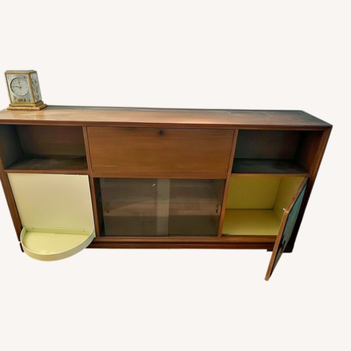 Used Solid Wood Art Deco Cocktail Console for sale on AptDeco