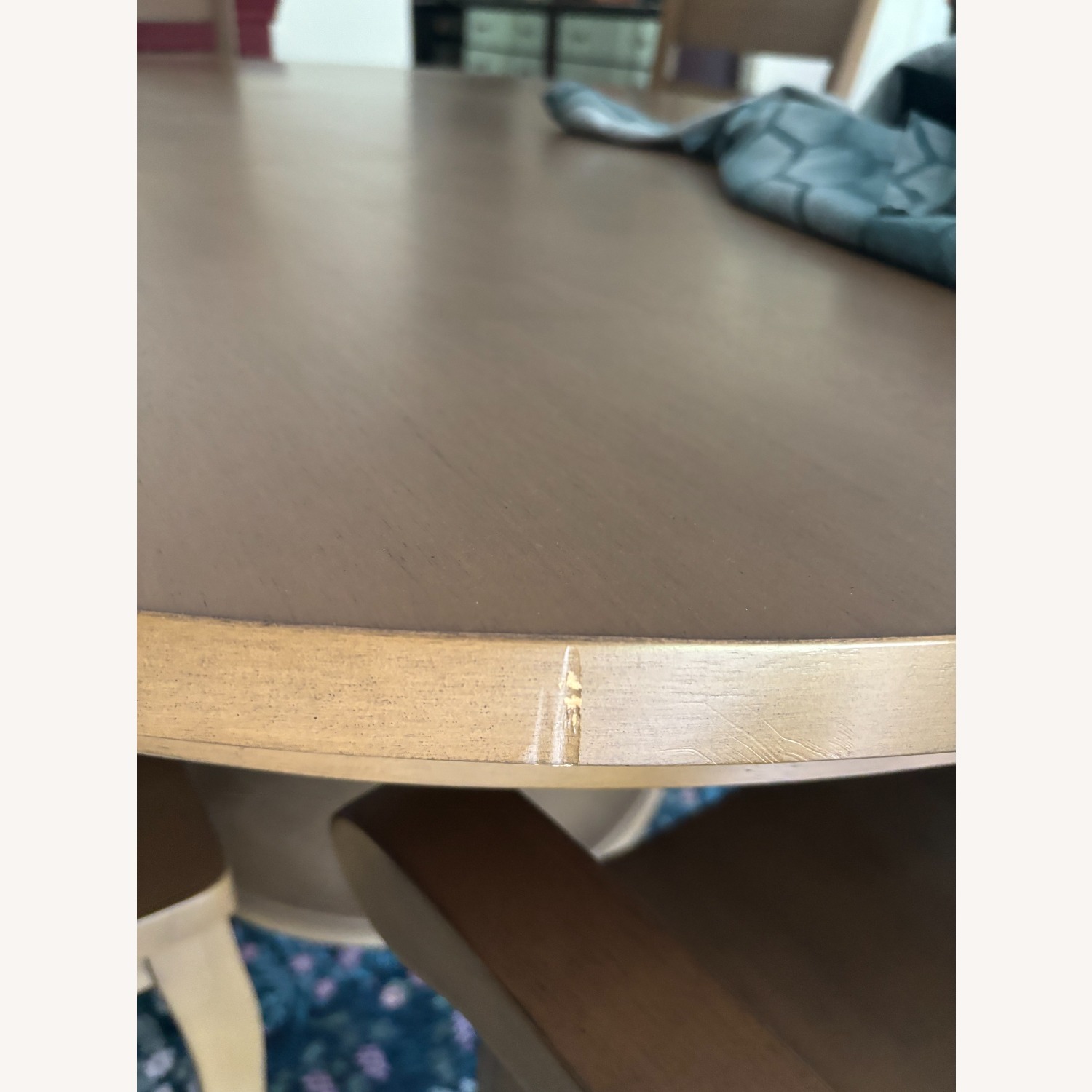 Grandin Road Light Brown Wood Dining Set - image-4