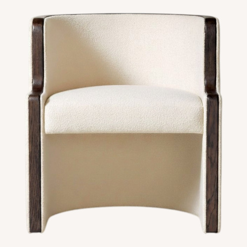 Used CB2 Chester Warm White Dining Chair - Set of 6 for sale on AptDeco