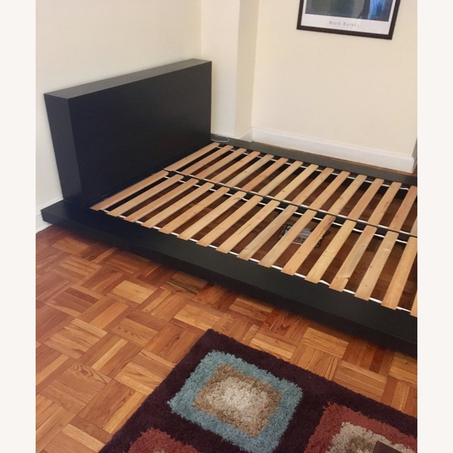 West Elm Queen Platform Bed Frame - Espresso  - image-2
