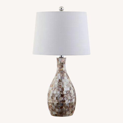 Used Wayfair Crewe Shell Table Lamp for sale on AptDeco