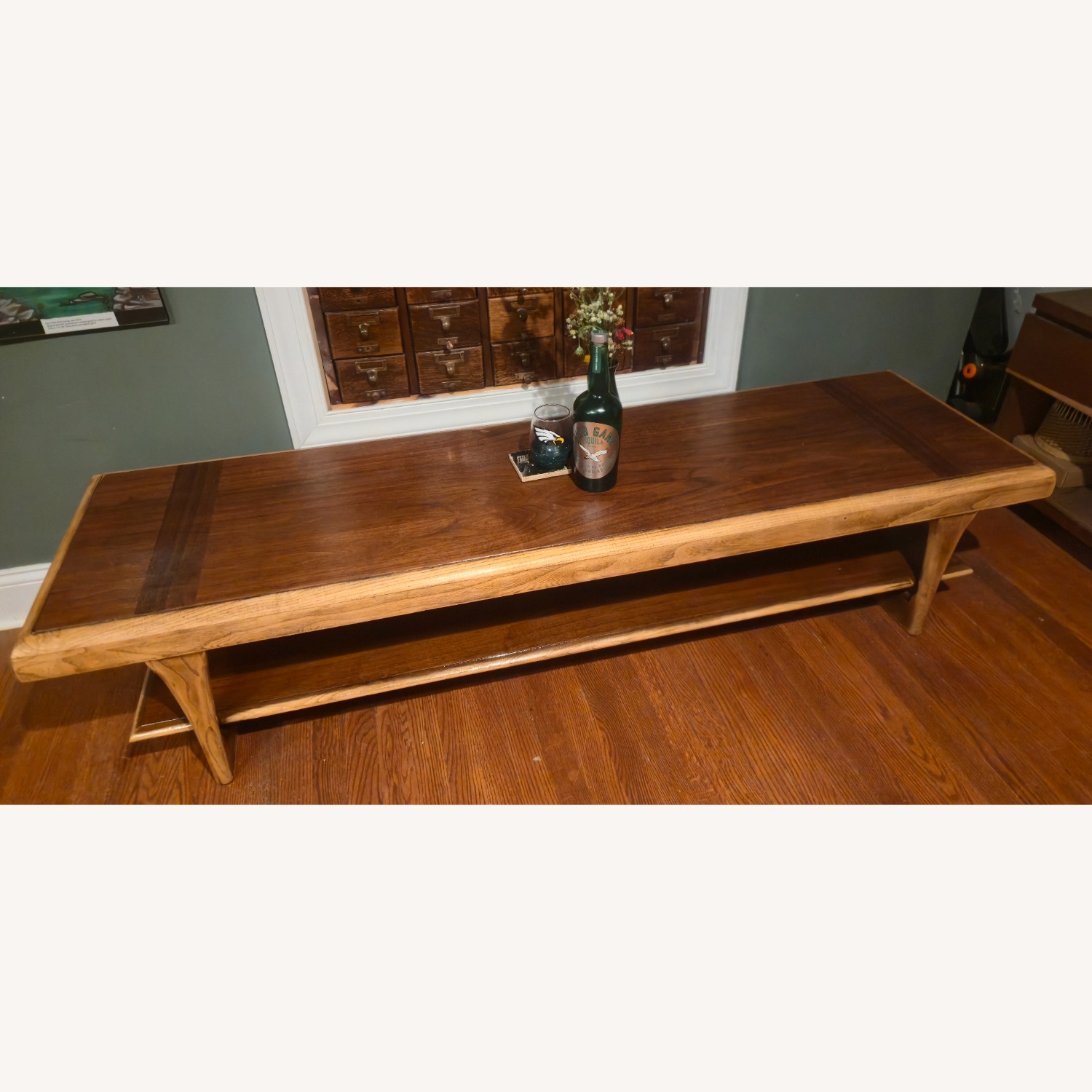 Lane Furniture Light Brown Wood Coffee Table - image-8