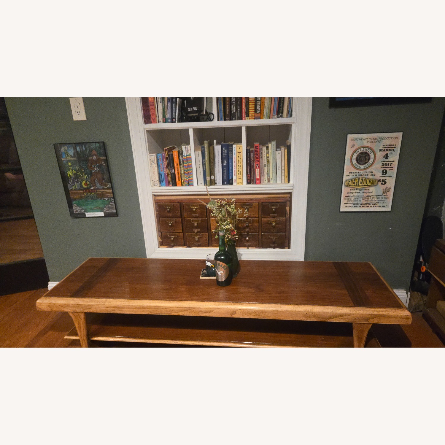 Lane Furniture Light Brown Wood Coffee Table - image-2