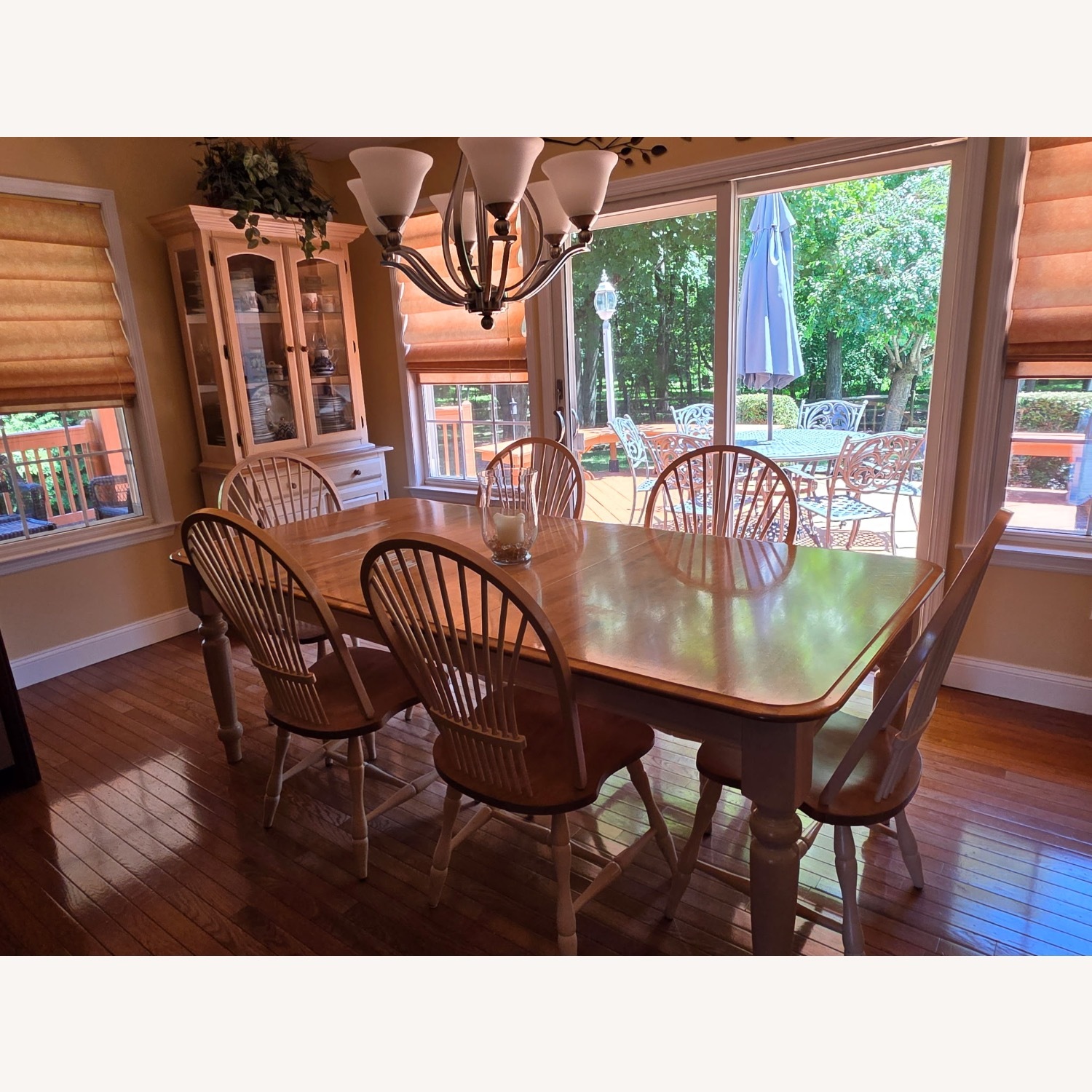 Canadel Natural Solid Wood Traditional Dining Set - image-1