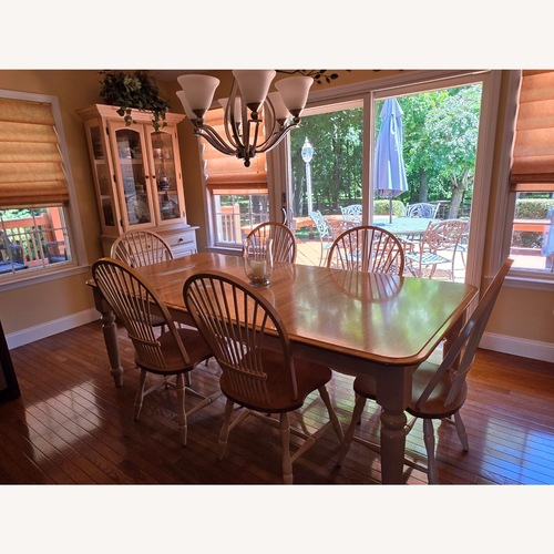 Used Canadel Natural Solid Wood Traditional Dining Set for sale on AptDeco