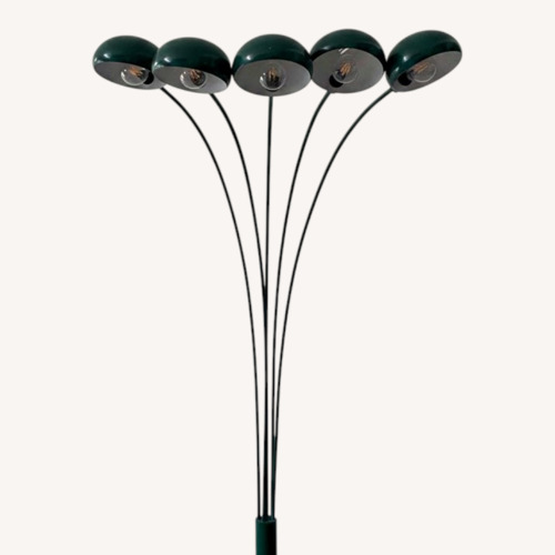 Used Green Five Arm Arc Postmodern Floor Lamp for sale on AptDeco