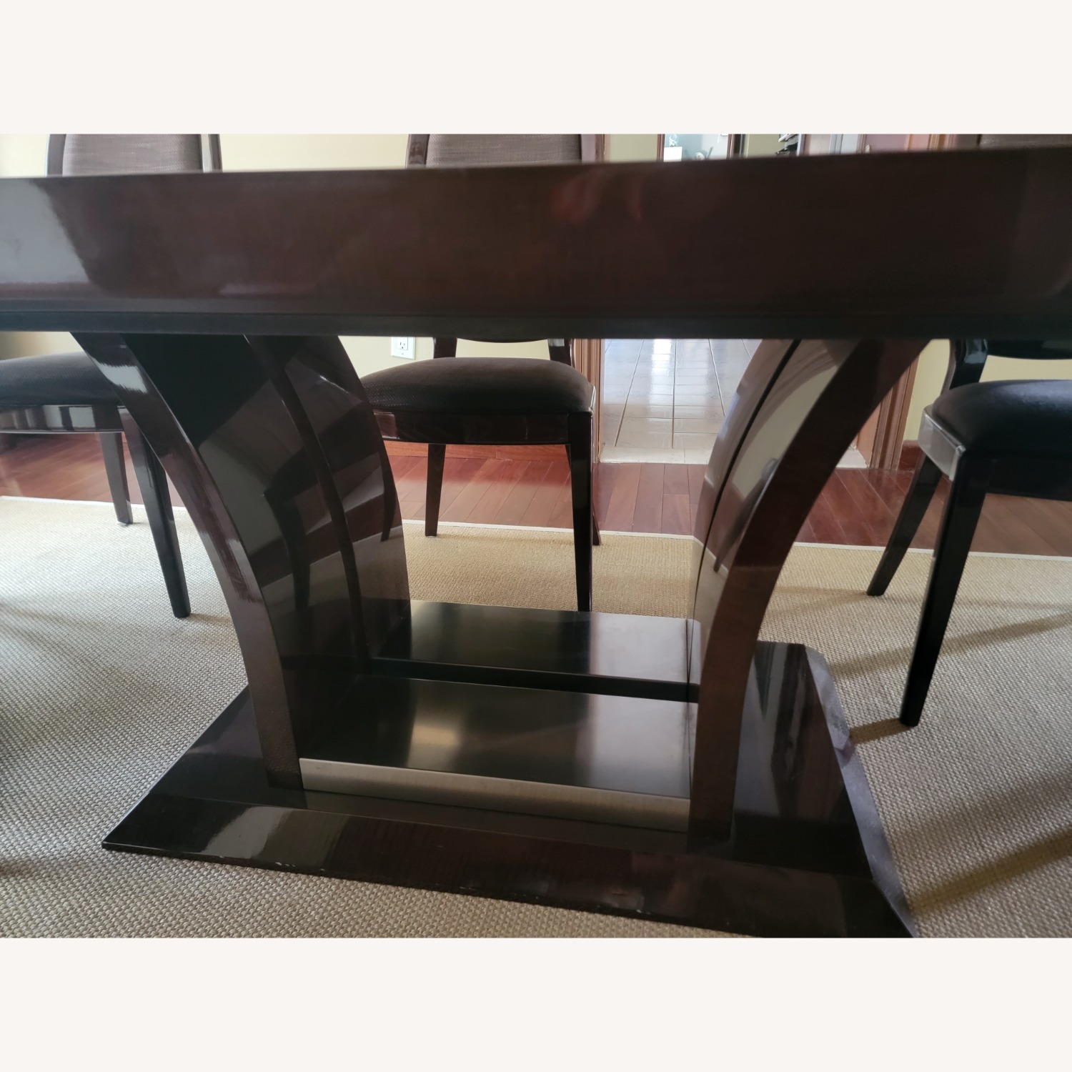 Excelsior Milano Dark Brown Wood Dining Set - image-6