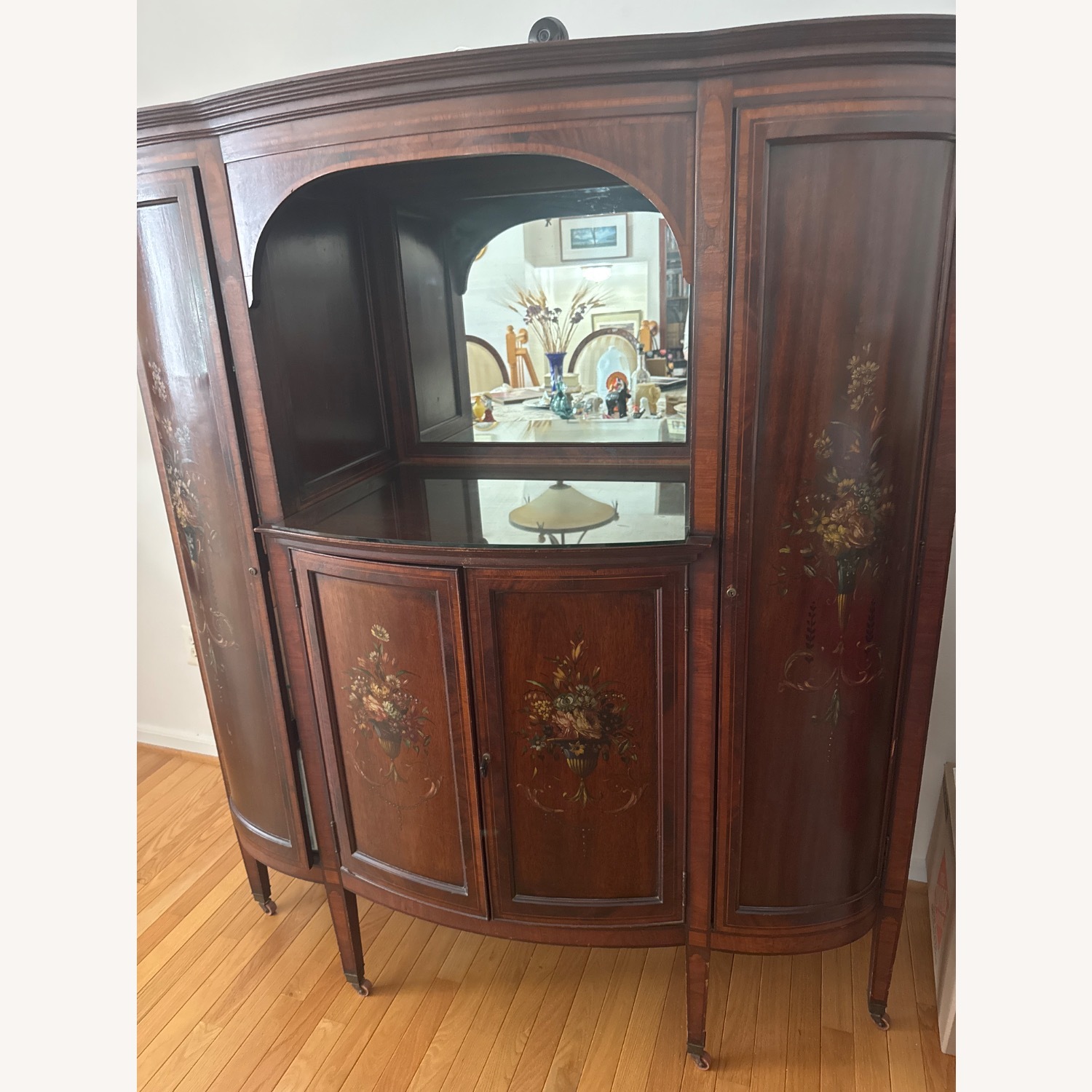 Vintage/Antique Finds Dark Brown Wood Sideboard - image-2