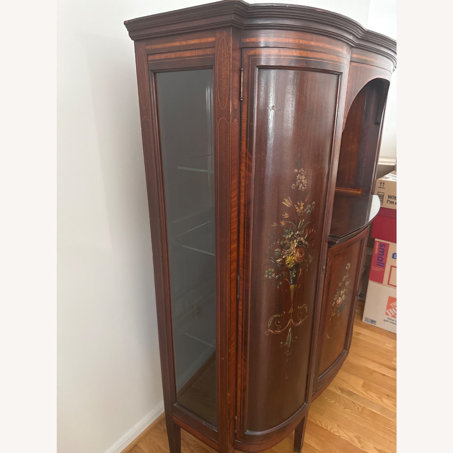 Vintage/Antique Finds Dark Brown Wood Sideboard - image-3