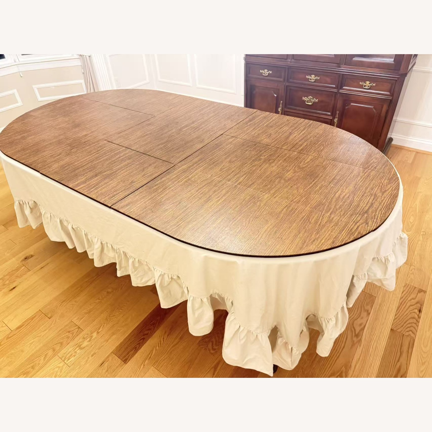 Solid Wood Extendable Dining Table - image-1
