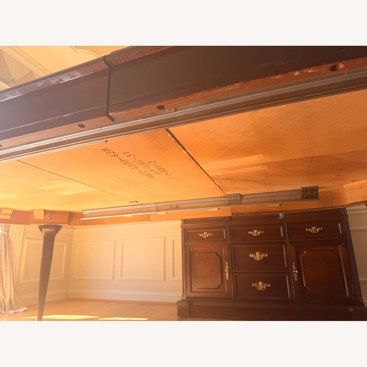 Solid Wood Extendable Dining Table - image-4