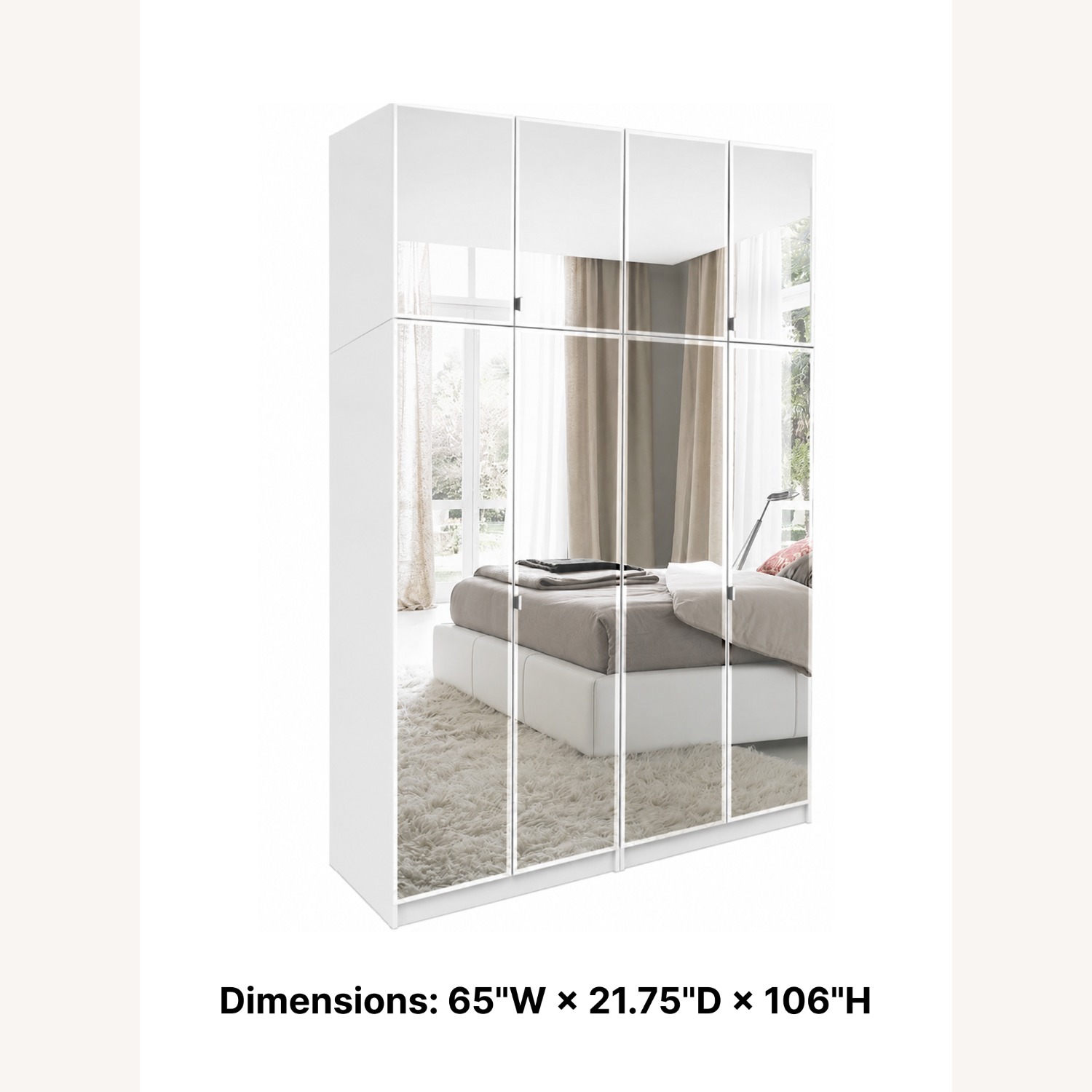 Contempo Space Mirrored Wardrobe - image-2