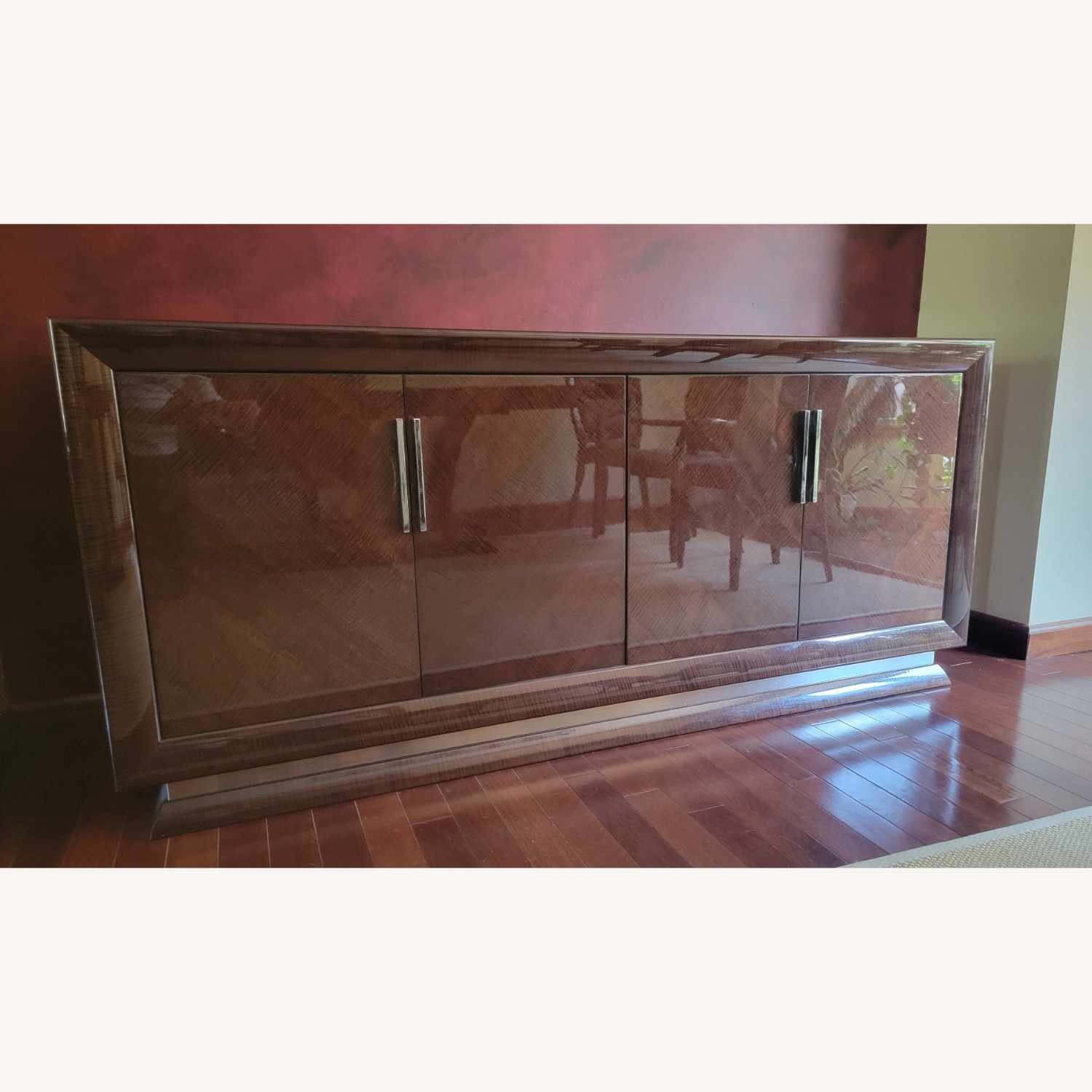 Excelsior Milano Dark Brown Wood Sideboard - image-1