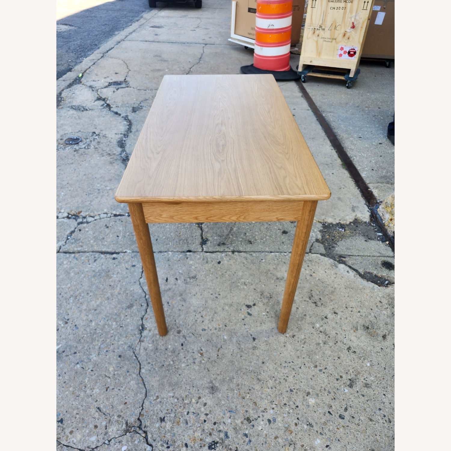 Design Within Reach Edel Table Natural Wood Desk - image-3