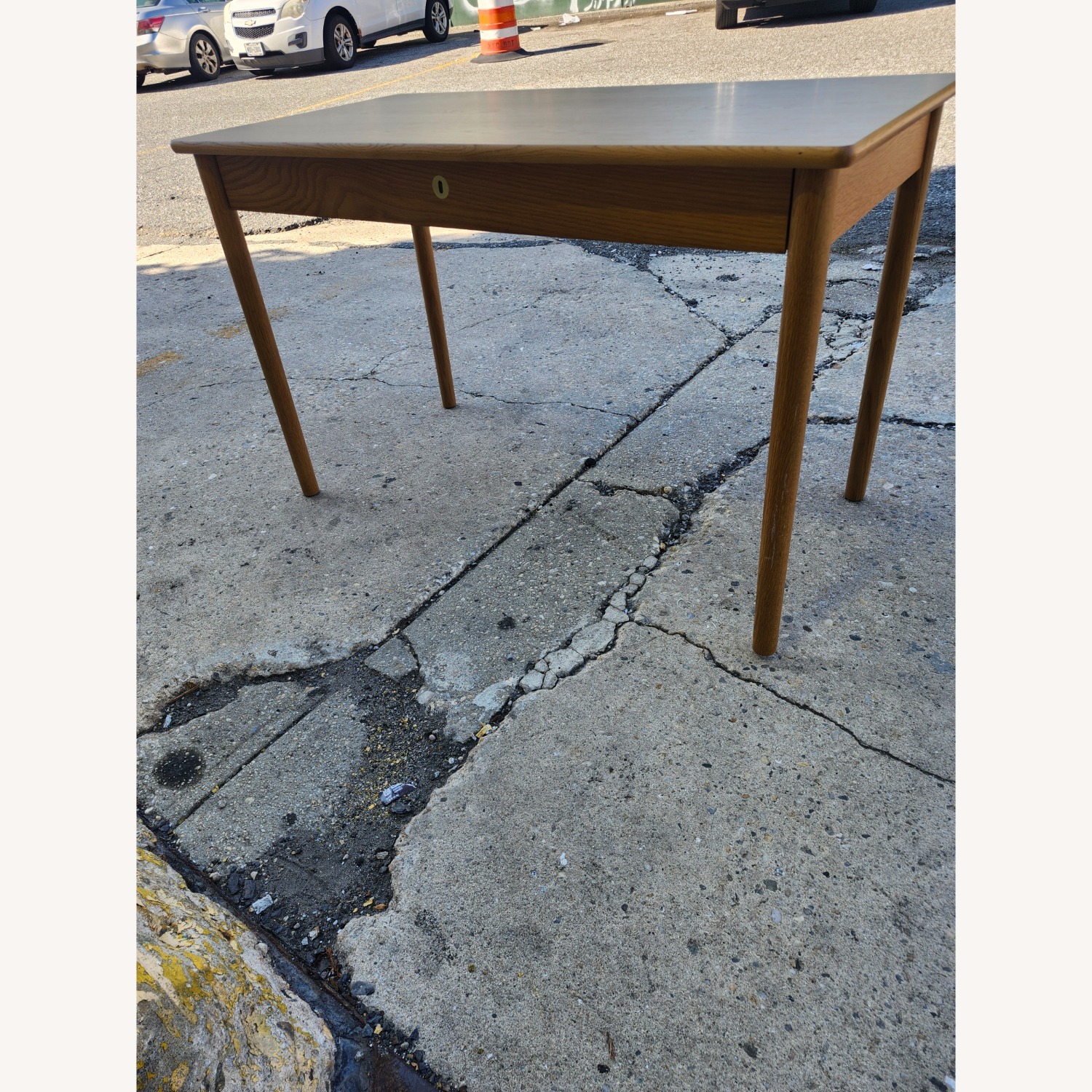 Design Within Reach Edel Table Natural Wood Desk - image-6