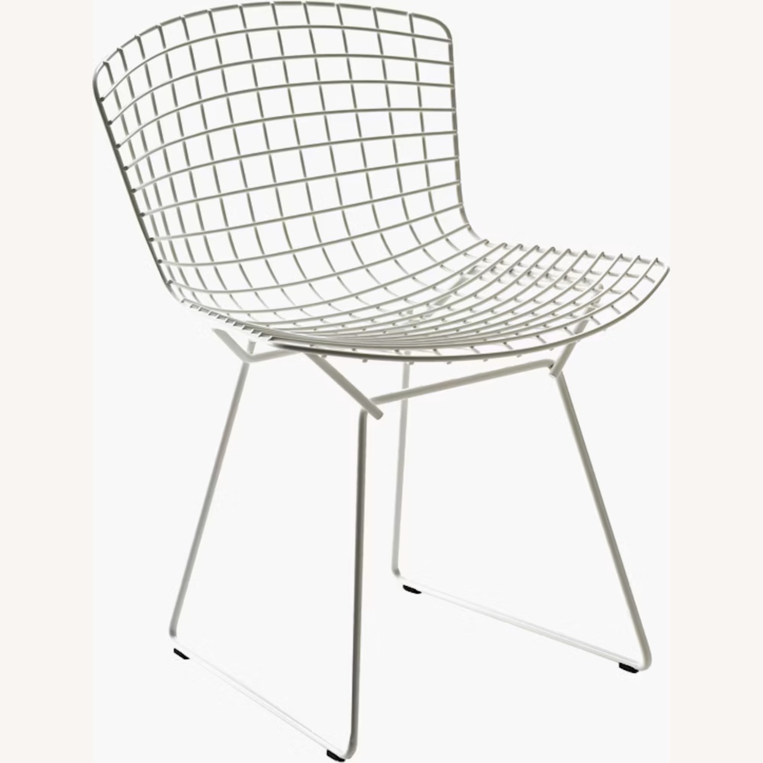 Bertoia Silver Metal Dining Chairs - image-5