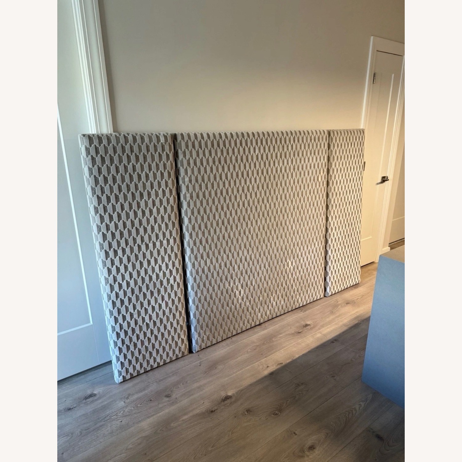 UK-Sourced Vintage Padded Headboard - image-2