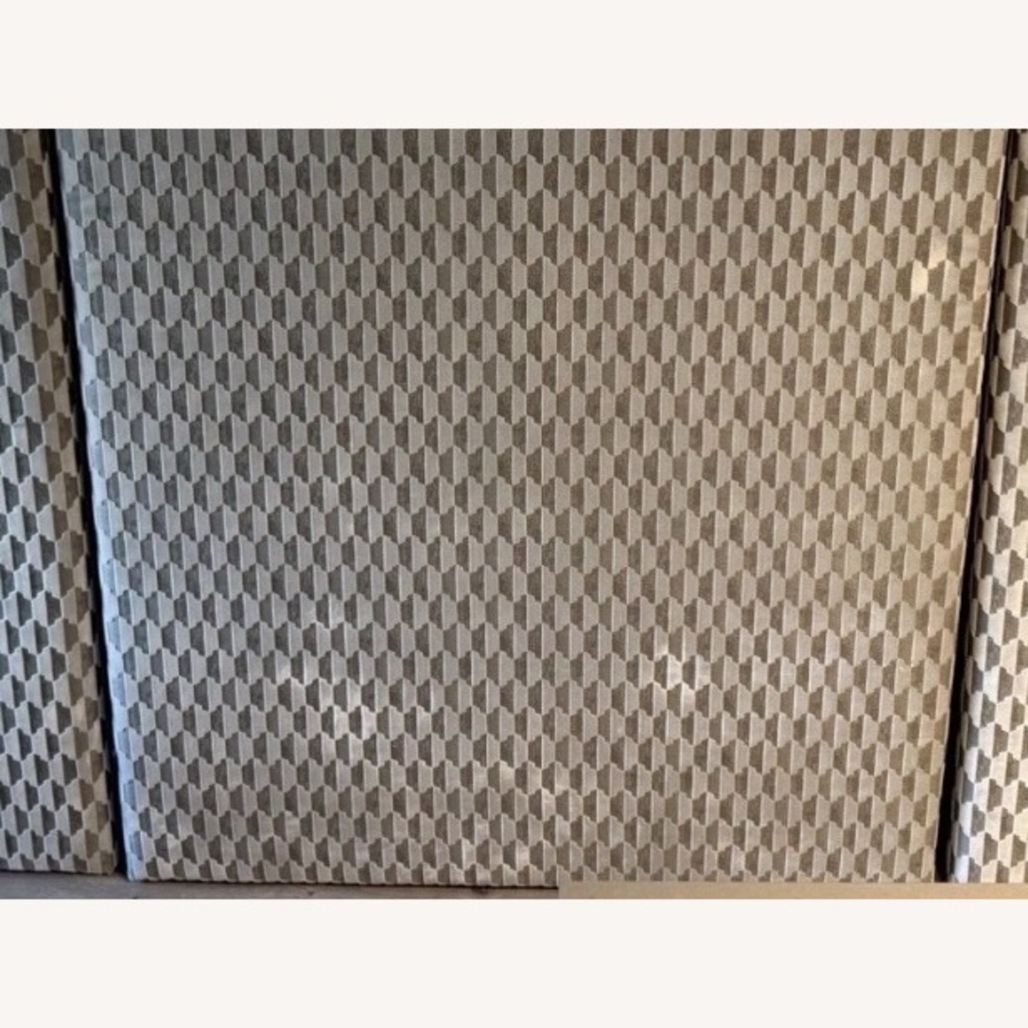 UK-Sourced Vintage Padded Headboard - image-5