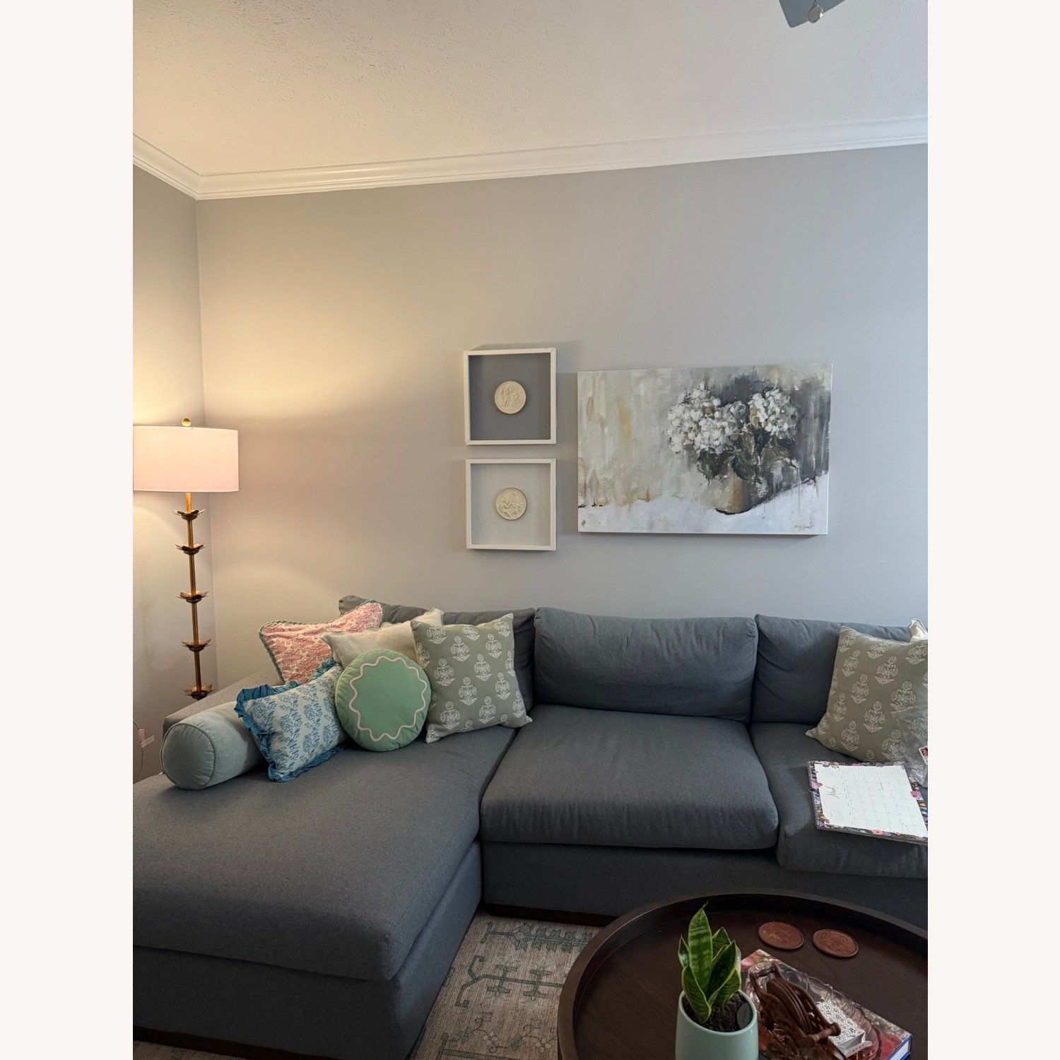 Joybird Sebastian Light Gray 2 Piece Sectional - image-2