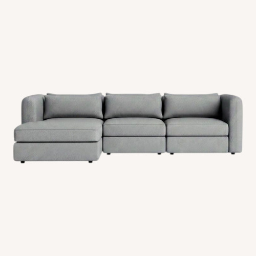Used Joybird Sebastian Light Gray 2 Piece Sectional for sale on AptDeco