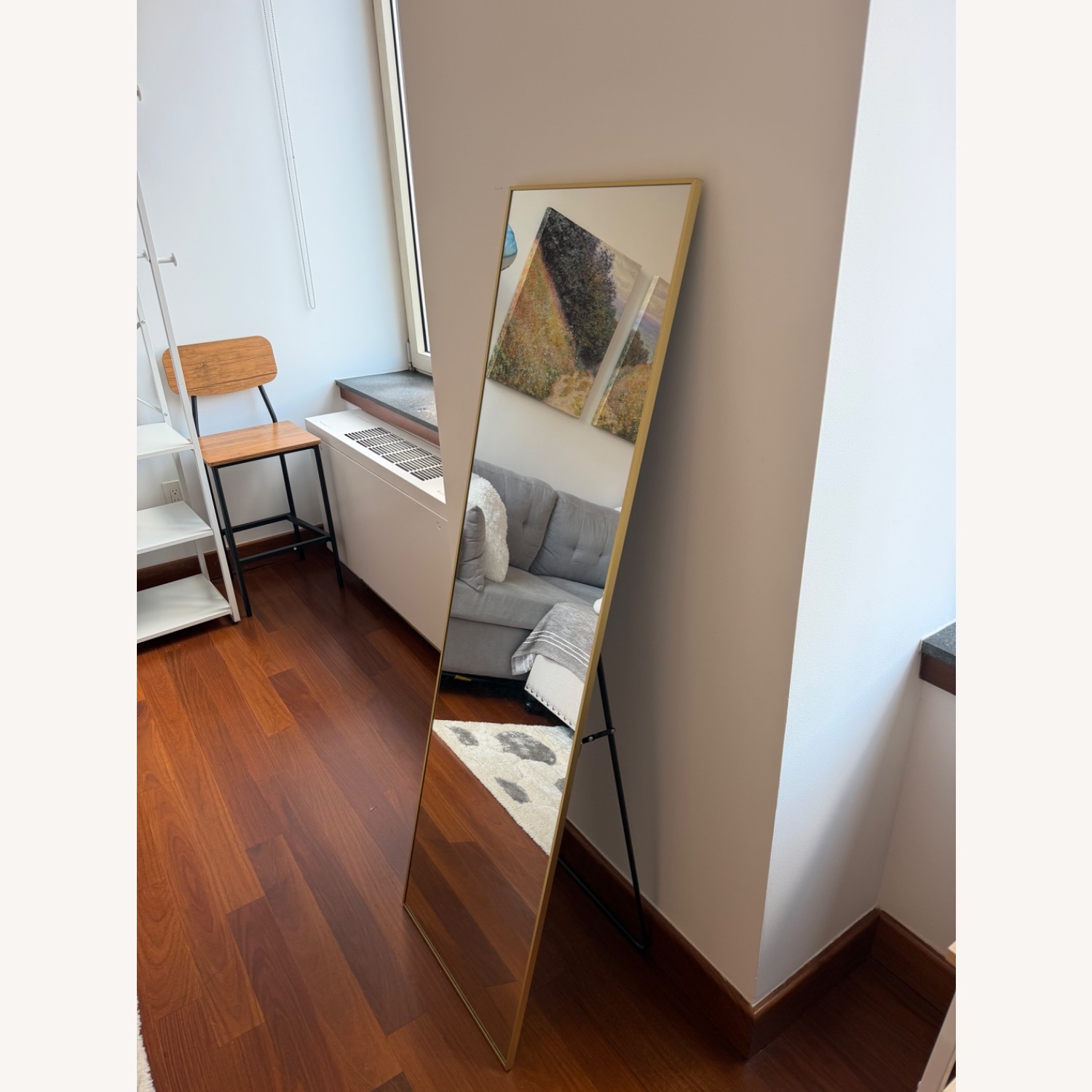 Wayfair Gold Glass Floor Mirror - image-2