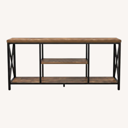 Used Wayfair Dark Brown Wood Media Storage for sale on AptDeco