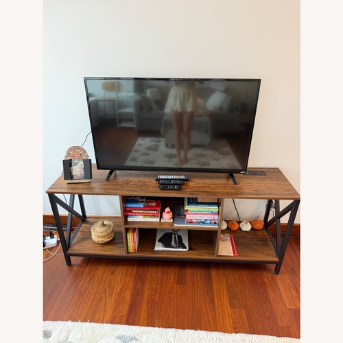 Used Wayfair Dark Brown Wood Media Storage for sale on AptDeco