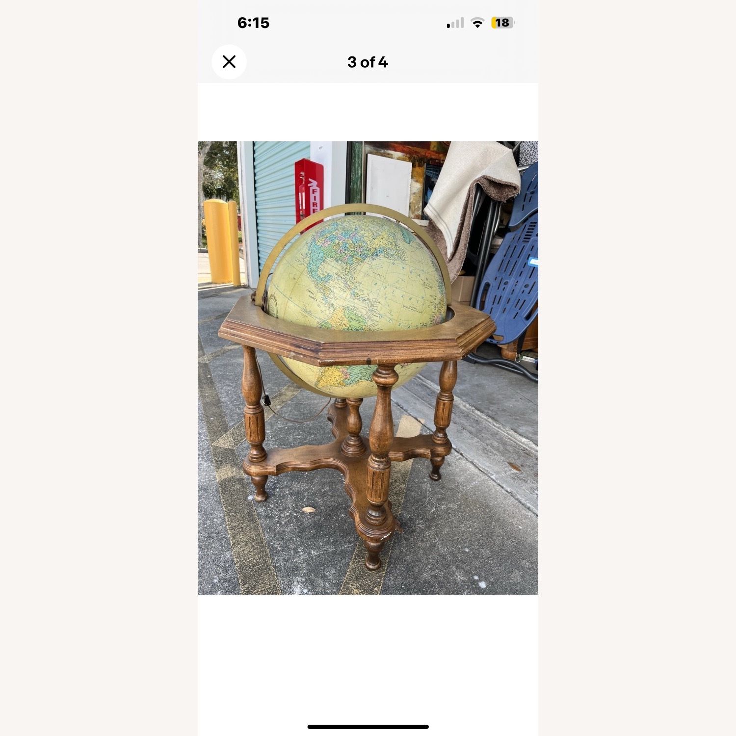 Statesman 20″ Antique Illuminated Floor Heirloom – Replogle Globes - image-4