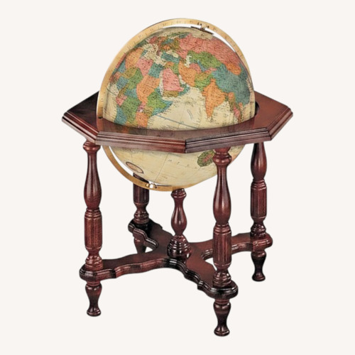 Used Statesman 20″ Antique Illuminated Floor Heirloom – Replogle Globes for sale on AptDeco