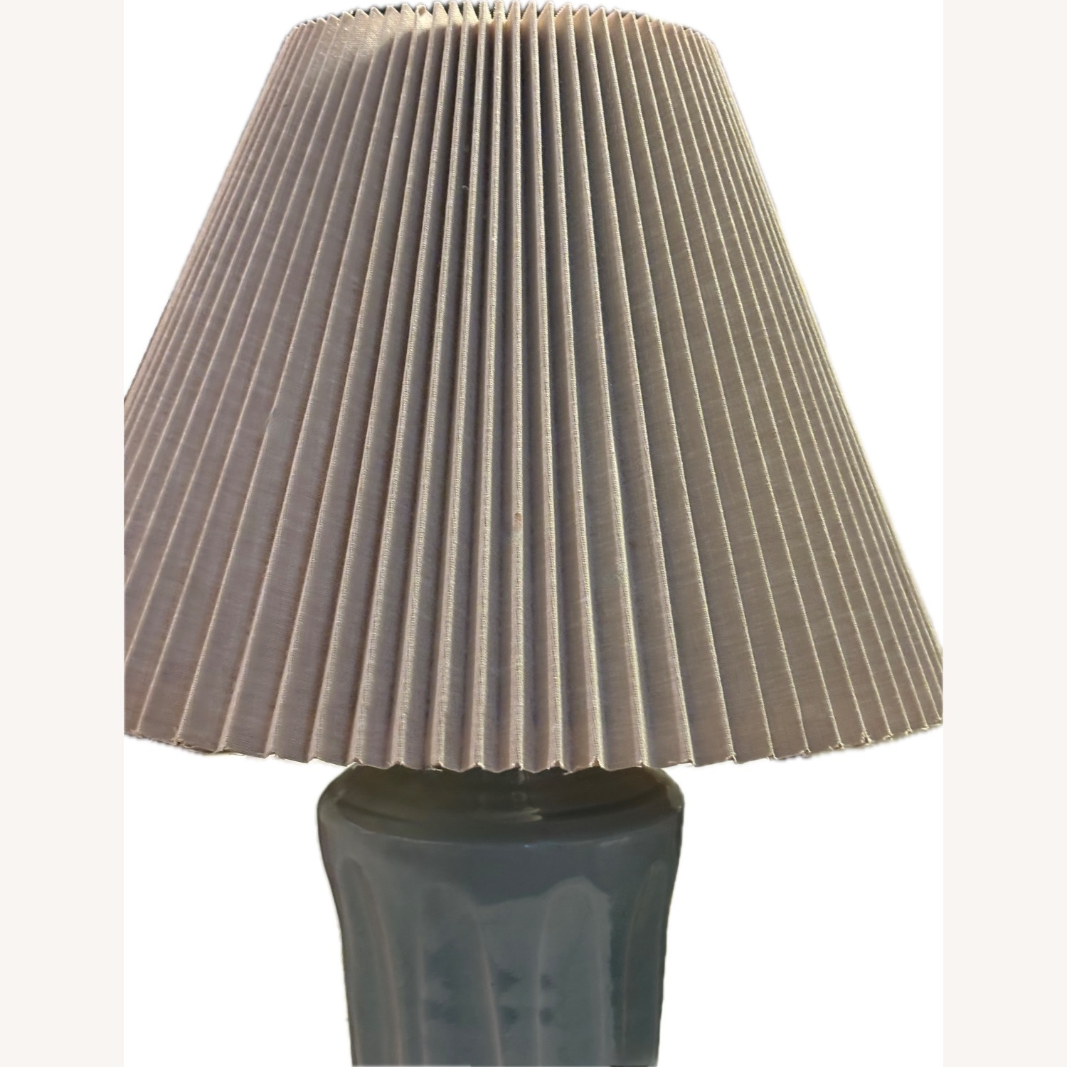 1990's Simon Pearce Celadon Table lamp - image-2