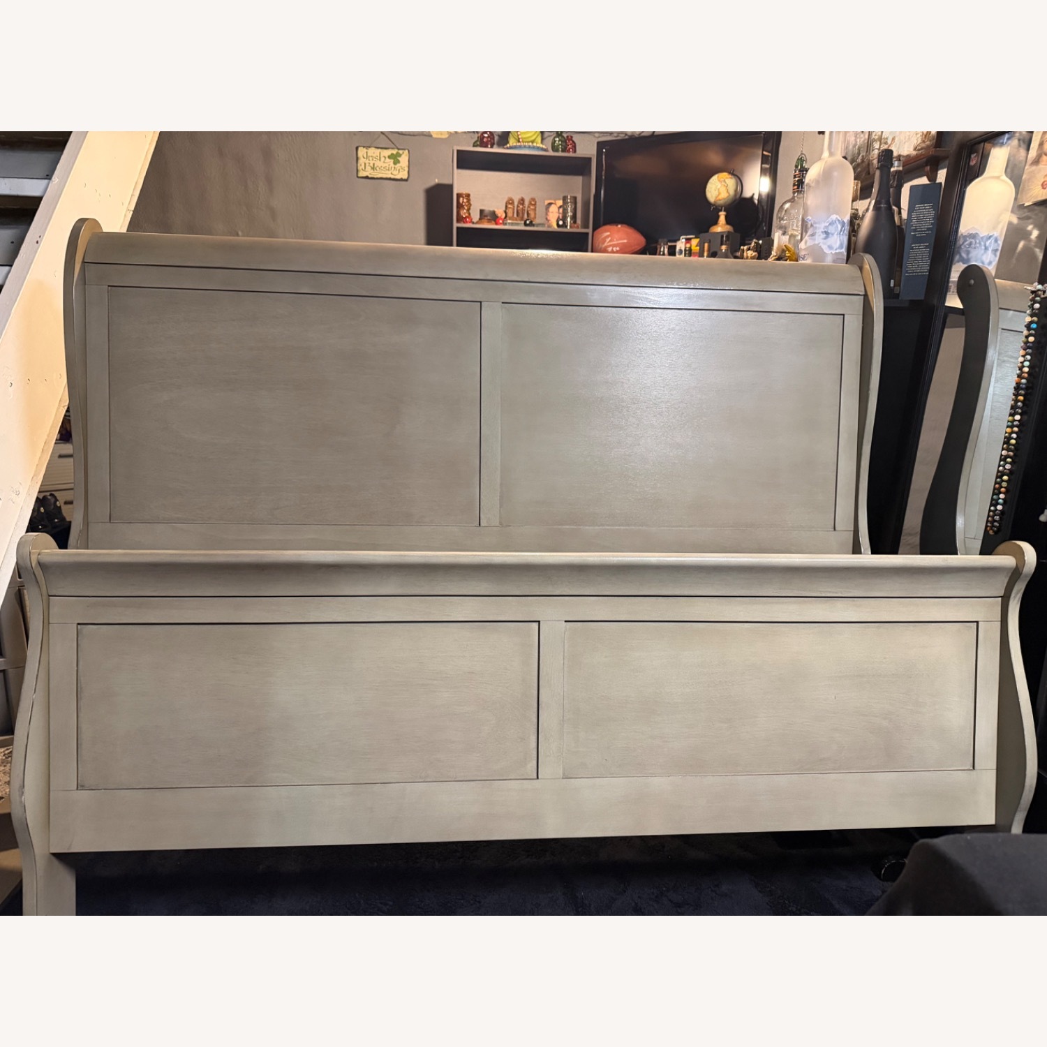 Ashley Furniture Light Brown Wood Headboard - image-1