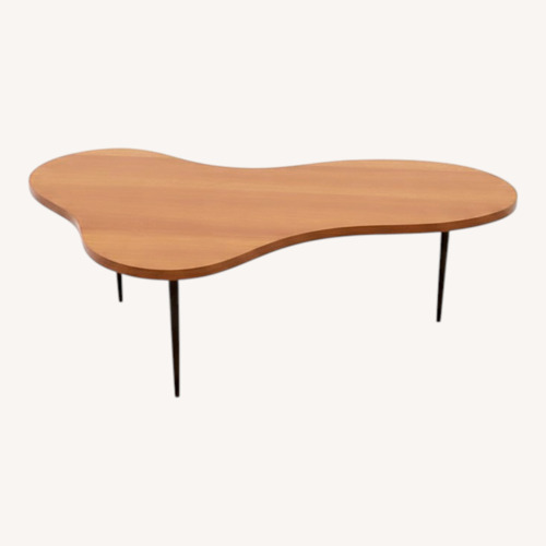 Used Vintage/Antique Dark Brown Wood Coffee Table for sale on AptDeco